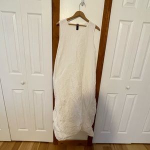 Amma White Crinkly Dress